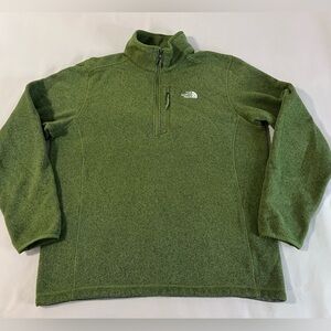 NORTH FACE 1/4 Zip Pullover‎ Top Men’s L Sweater Jacket Outdoor Camping Hunt